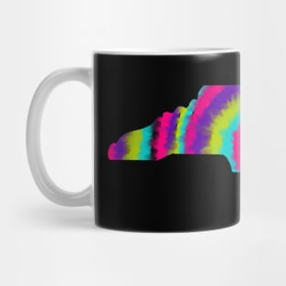 Tie Dye North Carolina Mug